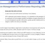 Chargé(e) de gestion de l&rsquo;information et reporting de performance