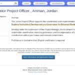 Junior Project Officer – Gestion de Projet Régional