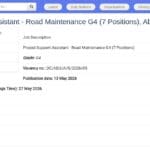 Assistant(e) de Projet – Entretien Routier (7 postes) – Nigéria