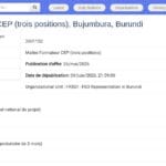 Maître Formateur CEP (3 postes) – Projet PRCCB