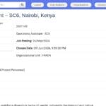 Assistant(e) aux Opérations – FAO Kenya