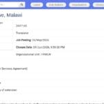 Traducteur (Anglais-Chichewa/Chitumbuka) – Projet EbAM Malawi