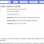 Executive Assistant (G5) – Vienna, Autriche