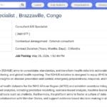 Consultant GIS et Data Engineering – Hub de Données OMS AFRO