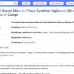 Consultant National Senior – Système de Vigilance Qualité Eau en Zone Minière