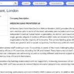 Chargé(e) des Grands Donateurs – Londres