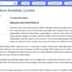 Assistant(e) Relations Donateurs – Fondations