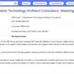 Consultant Architecte IT – IDB Invest, Washington D.C.