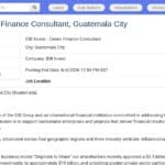 Consultant en Finance Verte – IDB Invest, Guatemala