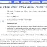 Responsable Infrastructures et Énergie – Région Andine