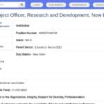 Chef de mission R&D – Éducation pour la paix et le développement durable