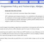 Chargé(e) de Liaison AU – Partenariats et Programmes