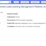Responsable de la gestion d&rsquo;applications – Plateforme d&rsquo;apprentissage