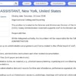 Assistant(e) Administratif(ve) – Division des salaires et indemnités