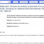 Consultant en promotion de la santé et sécurité au travail (SST) – Djibouti