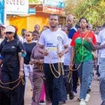 Marche sportive et Rosaire unissent la jeunesse catholique de Ouagadougou