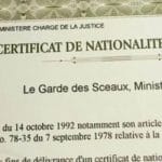 Certificat de nationalité : délivrance gratuite jusqu&rsquo;au 9 juillet