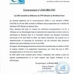 Burkina Faso interdit TV5 Monde pour désinformation et apologie du terrorisme