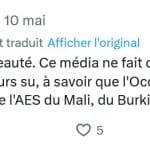 Soutien français aux terroristes au Mali : les réactions en ligne