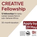 Bourse CREATIVE 2026 – Recherche clinique en Afrique