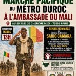 Marches à Paris, Londres et New York pour le général Sadio Camara