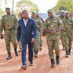 Faure Gnassingbé visite les troupes de l’Opération Koundjoaré