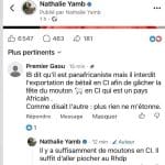 Nathalie Yamb clot le debat sur l&rsquo;export de betail burkinabe