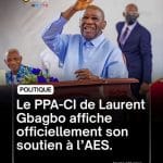 Côte d&rsquo;Ivoire : le parti de Laurent Gbagbo appuie l&rsquo;Alliance des États du Sahel