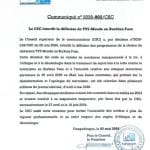 Burkina Faso : le CSC suspend la diffusion de TV5 Monde