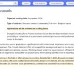 Assistant de Projet – Bruxelles – CDD 12 mois
