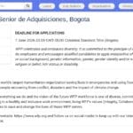 Assistant(e) Senior(e) Achats – Roster Bogota