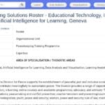 Consultant en Technologies Éducatives et IA pour l&rsquo;Apprentissage