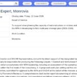 Expert en Protection des Témoins – Monrovia