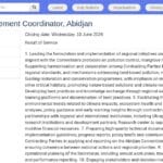 Coordinateur Gestion des Connaissances – Résilience Côtière