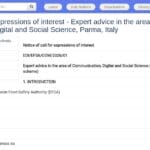 Expert en communication, digital et sciences sociales – EFSA