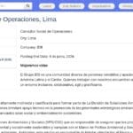 Consultant Social Opérations – Projets Amérique Latine