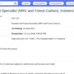 Spécialiste Projet Sous-National MRV et Carbone Forestier