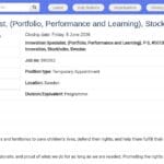 Spécialiste Innovation – Portefeuille, Performance et Apprentissage