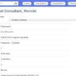 Consultant Support BAU FIS TRAX (Remote)