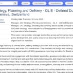Responsable Stratégie, Planification et Prestation OIG