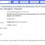 Chargé(e) Acquisition de Fonds (Acquisition) – UNICEF Thaïlande