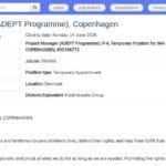 Chef de Projet ADEPT – Supply Division, Copenhague
