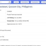 Assistant Technique de Projet – Santé Animale (Philippines)