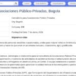 Consultor en Asociaciones Público-Privadas (APP) – Bogotá