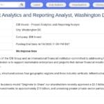 Analyste en analyse et reporting de projets