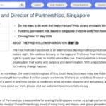 Directeur des Partenariats et Responsable Singapour