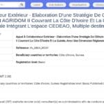 Consultant en suivi-évaluation pour stratégie de durabilité du projet AGRIDOM II