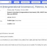 Consultant·e en recherche – Gouvernance intergénérationnelle