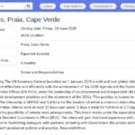 Stagiaire Partenariats – Bureau ONU, Praia