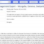 Expert en Gestion des Finances Publiques pour la Résilience